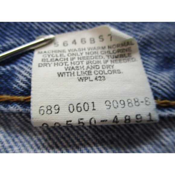 VTG Levi's Jeans Mens 38x32 Blue Denim Relaxed Fit Straight 550 Y2K Pants - Picture 8 of 13